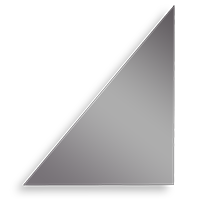 Schräge links, Spiegel Dreieck