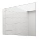 Concept2u Spiegel Badspiegel Wandspiegel 5 mm - Kanten fein poliert - inkl. verdeckter Halterungen quer / hochkant Montage möglich 40 cm Breit x 40 cm Hoch