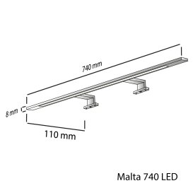 LED Spiegelleuchte MALTA-740