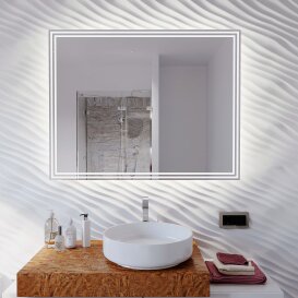 Badspiegel mit Licht Vivre IV