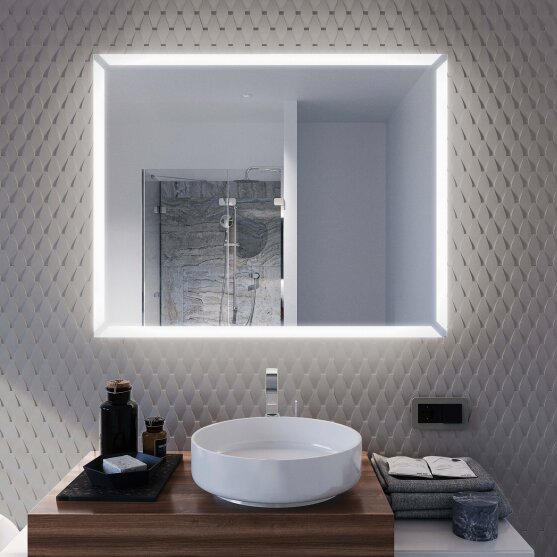 Badspiegel mit LED Beleuchtung Style IV