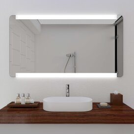 Badspiegel mit Rundecken Lauro V