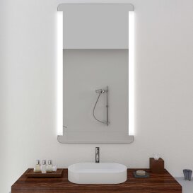 Badspiegel mit Rundecken Lauro II