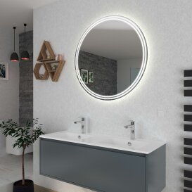 Runder Badspiegel mit Beleuchtung Vivre