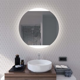 Runder LED Badspiegel Sixty V