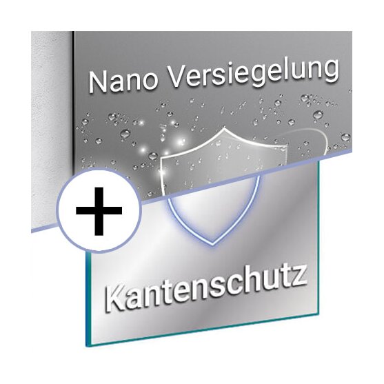 NANO + PROTECT | Flächen- und Kantenversiegelung gegen Spiegelrandkorrosion