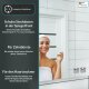 Rundecken Badspiegel mit FlächenLED Premium II