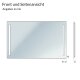 600  x700 mm BxH SALE Badspiegel mit FlächenLED Premium II
