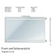 SALE  Badspiegel 100 x 60 cm mit Tageslicht Beleuchtung oben-unten Enjoy V AC-LED